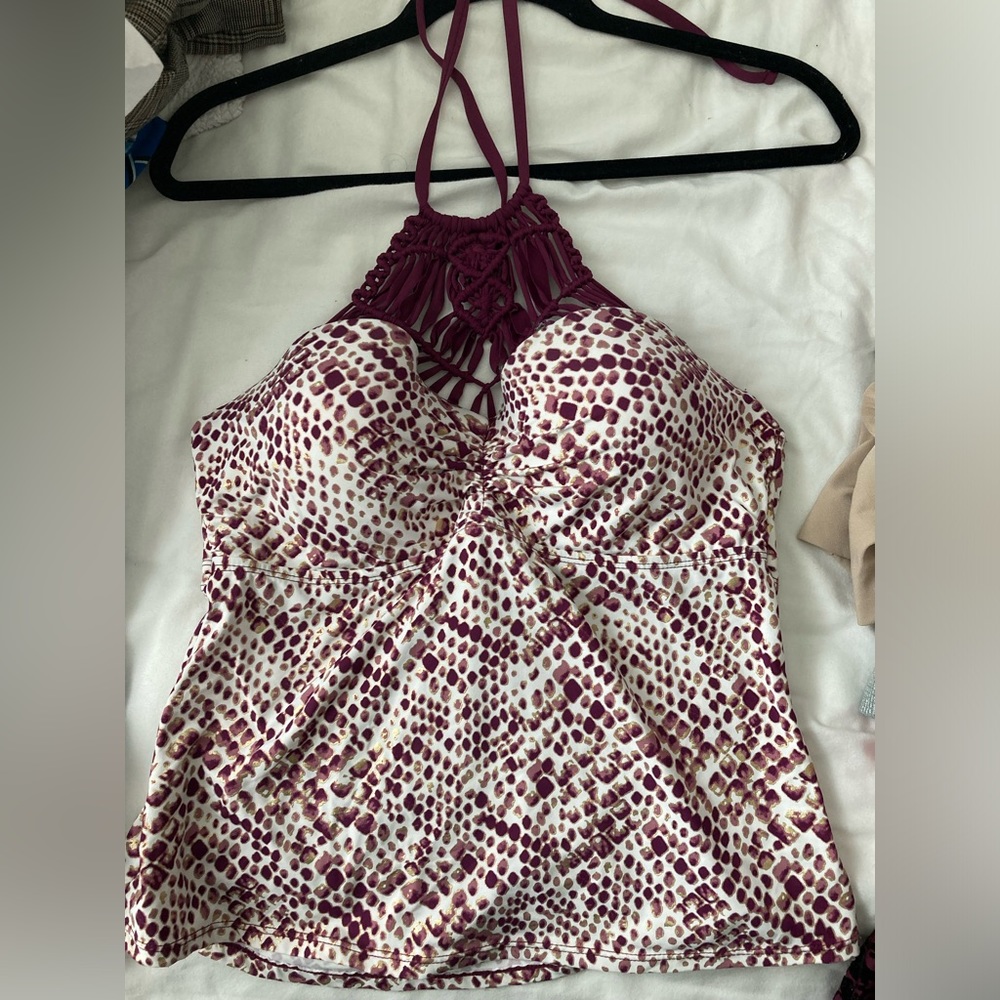 Ambrielle- Halter swim top